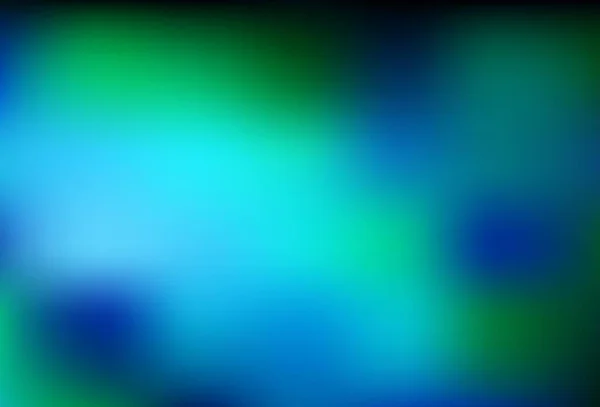 Dunkelblauer Vektor Verschwimmt Helle Vorlage Abstrakte Farbenfrohe Illustration Mit Farbverlauf — Stockvektor