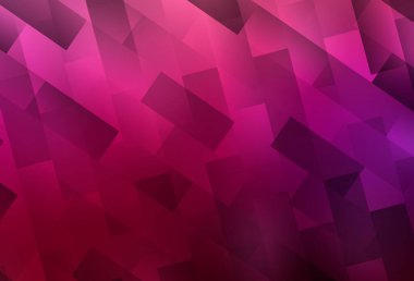 Açık Mor, eşkenar dörtgenli pembe vektör şablonu. Dikdörtgenleri ve kareleri olan güzel bir çizim. İş ilanınız için akıllı tasarım.