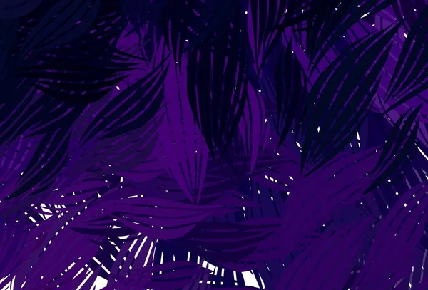 Fond Vectoriel Violet Foncé Avec Des Formes Memphis Design Décoratif — Image vectorielle