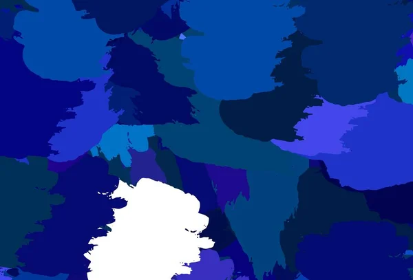 Világos Kék Vektor Háttér Memphisi Alakzatokkal Egyszerű Színes Illusztráció Absztrakt — Stock Vector