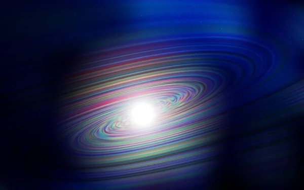 Fundal Vectorial Întunecat Blue Stele Astronomice Ilustrație Strălucitoare Stelele Cerului — Vector de stoc