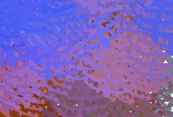Lichtblauwe Gele Vectorachtergrond Met Abstracte Vormen Eenvoudige Kleurrijke Illustratie Met — Stockvector