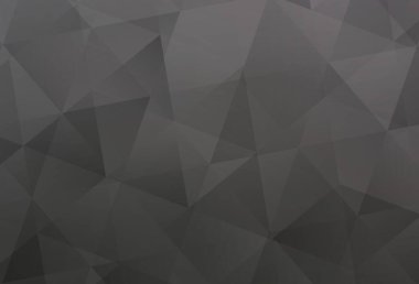 Light Gray vektör soyut mozaik arkaplan. Origami stilinde gradyan ile yaratıcı geometrik illüstrasyon. Pankartın için tamamen yeni bir şablon.