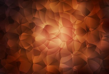 Rastgele şekilli koyu turuncu vektör deseni. Rastgele şekillerle soyut tarzda dekoratif tasarım. Bir cep telefonu için arka plan.