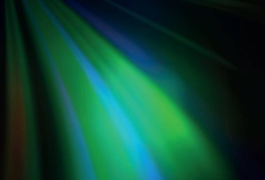 Koyu mavi, yeşil vektör bulanık parlak soyut doku. Renkli soyut çizimler ve gradyan. Marka kitabı için zarif bir arkaplan.