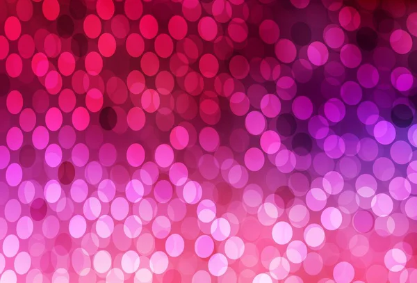 Темно Фиолетовая Розовая Векторная Текстура Дисками Красивая Цветная Иллюстрация Размытыми — стоковый вектор
