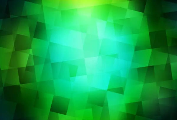 Fond Vectoriel Vert Foncé Dans Style Polygonal Illustration Abstraite Moderne — Image vectorielle