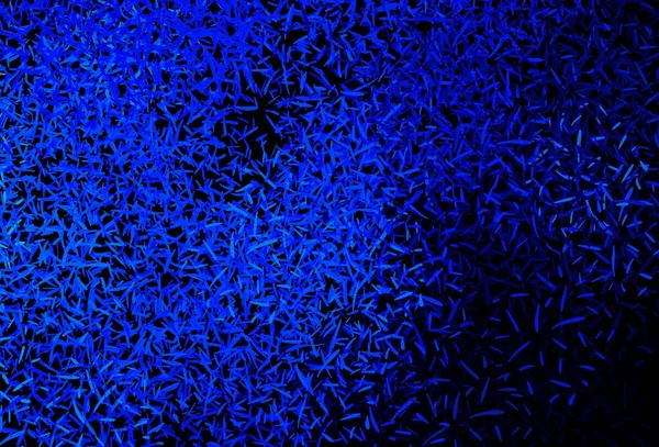 真っ直ぐな線でダークブルーのベクトル背景 カラフルな棒で抽象的なイラストを光る 美しい背景のためのテンプレート — ストックベクタ