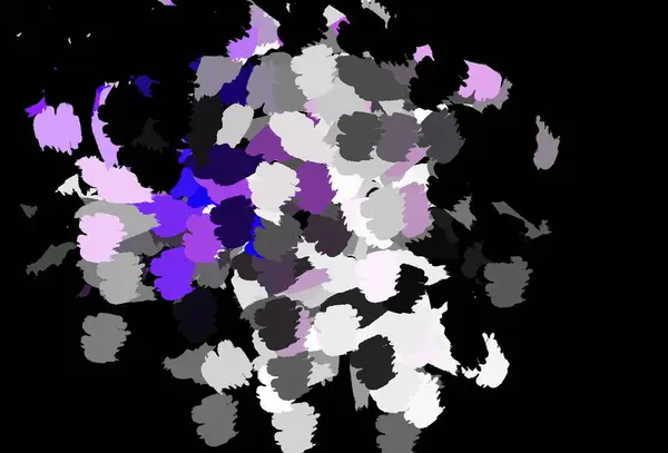 Темно Фиолетовая Векторная Текстура Различными Формами Декоративный Дизайн Абстрактном Стиле — стоковый вектор