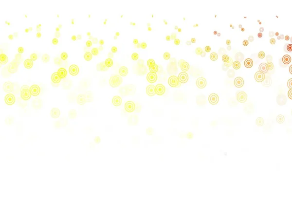 Light Green Yellow Vector Background Spots Beautiful Colored Illustration Blurred — Stock Vector