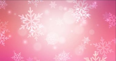 4K açık pembe, sarı akış videosu Xmas tarzında.