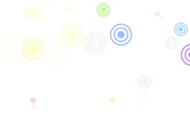 Açık Turuncu vektör arkaplan ve noktalar. Doğa tarzında renkli baloncuklu soyut illüstrasyon. Güzel web siteleri için desen.