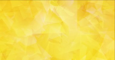 4K döngü açık sarı çokgen akış videosu.