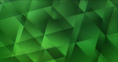 4K koyu yeşil çokgen video örneği döngüsü.