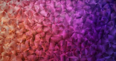 4K koyu pembe, kırmızı çokgen video örneği.