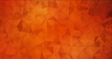 4K ışık kırmızı çokgen video örneği.