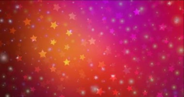 4K koyu pembe, kırmızı video görüntüleri Yeni Yıl tarzında.