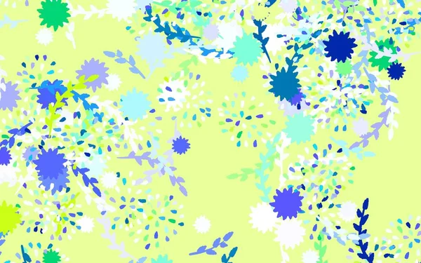 Vecteur Multicolore Clair Motif Élégant Avec Des Fleurs Des Roses — Image vectorielle