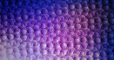 4K koyu pembe, mavi renkli disklerle döngü.