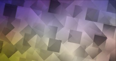 4K döngü ışık çok renkli video örneği dikdörtgen biçiminde.