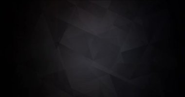 4K koyu gri çokgen video örneği döngüsü.