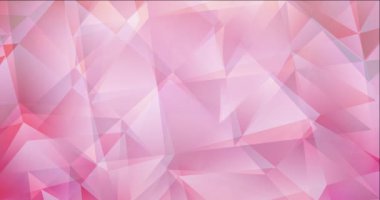 Açık pembe çokgen video görüntüsü 4K döngüsü.