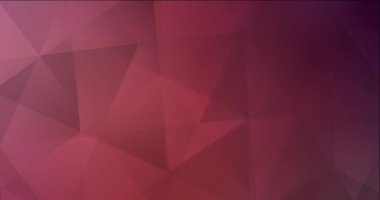 4K açık pembe, kırmızı çokgen akış videosu.