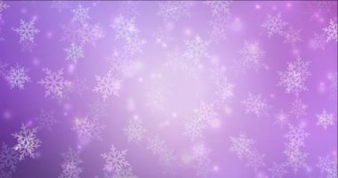 4K açık mor, pembe animasyon video kutlama tarzı.