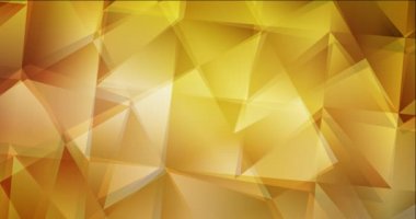 4K koyu sarı çokgen video görüntüsü döngüsü.