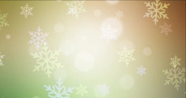 4K açık yeşil, kırmızı animasyon Noel tarzında.