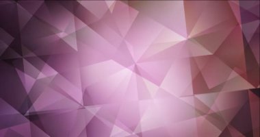 4K açık mor, pembe çokgen akış videosu.