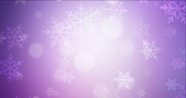 Açık mor 4K döngüsü, Noel tarzında pembe animasyon.