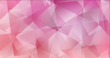 Açık pembe çokgen video örneği 4K döngüsü.