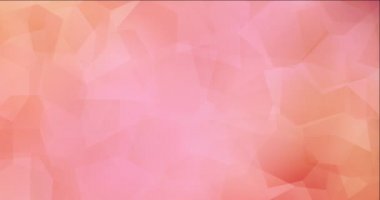 4K açık pembe, sarı çokgen video örneği.