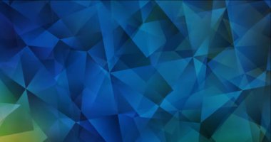 4K döngü koyu mavi, yeşil hareketli slayt gösterisi.