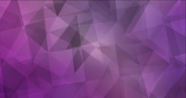 Açık mor 4K döngü, çokgen şekilli pembe video.