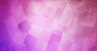 4K döngü açık mor, pembe görüntüler çokgen biçiminde.