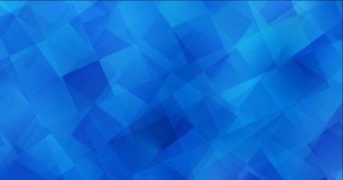 Eşkenar dörtgenli açık mavi soyut animasyon 4K döngüsü.