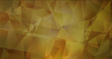 4K çokgen malzemeli koyu sarı video döngüsü.