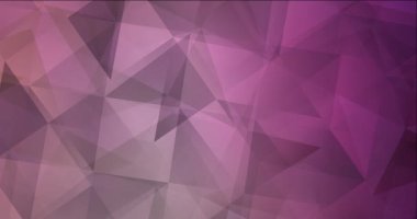 4K açık pembe çokgen soyut görüntü döngüsü.