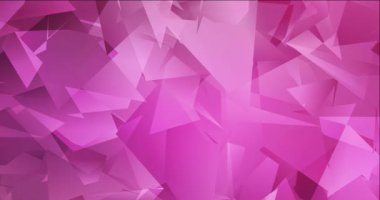 4K açık pembe çokgen akış videosu.
