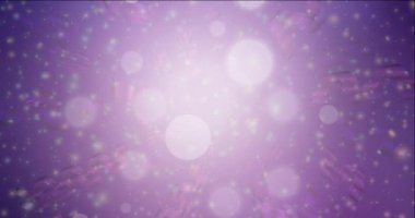 4K döngü koyu mor, pembe görüntüler Mutlu Noeller tarzı.