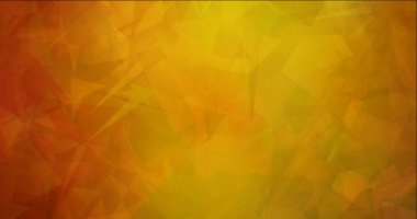 4K döngüsü koyu kırmızı, sarı çokgen video örneği.