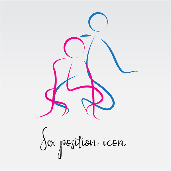 Секс представляет собой векторную иконку. Ref-line
