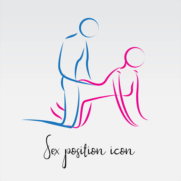 Секс представляет собой векторную иконку. Ref-line
