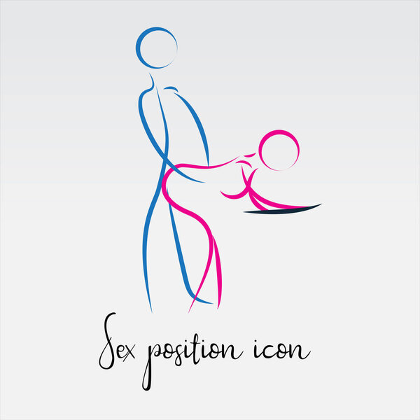 Секс представляет собой векторную иконку. Ref-line
