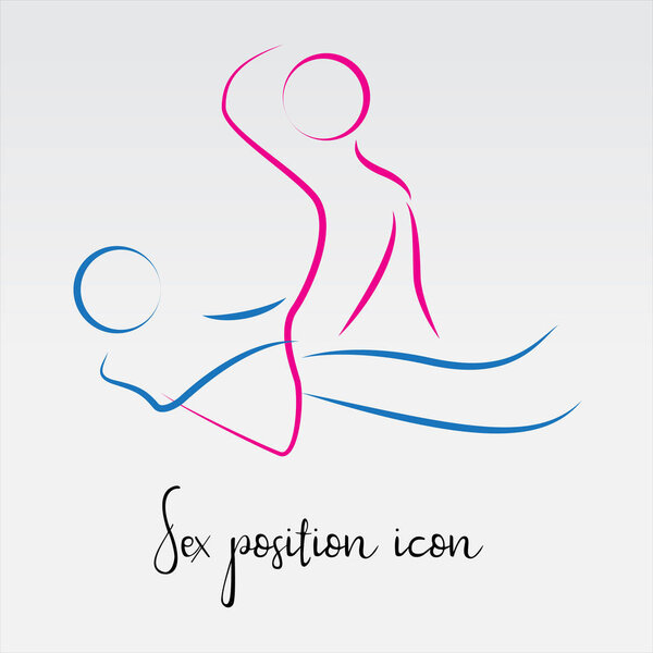 Секс представляет собой векторную иконку. Ref-line
