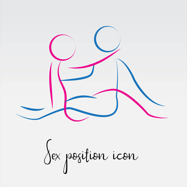 Секс представляет собой векторную иконку. Ref-line
