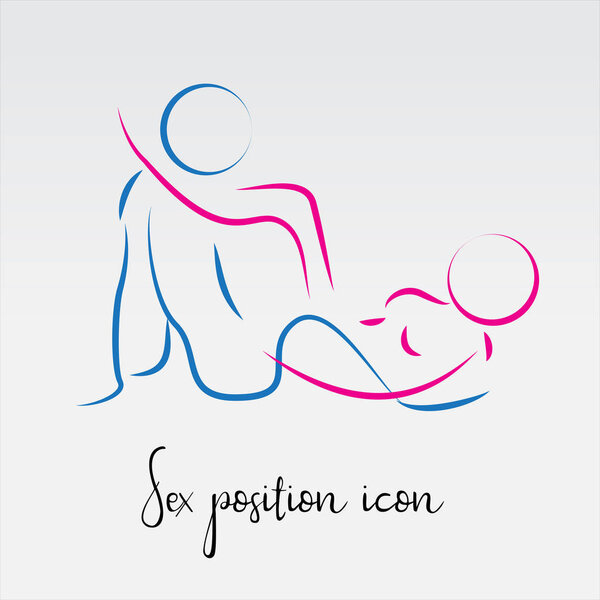 Секс представляет собой векторную иконку. Ref-line
