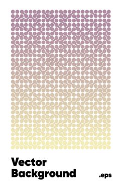 Soyut Vektör Arkaplan Metalleri Deseni. Gradyan Metaboller Deseni